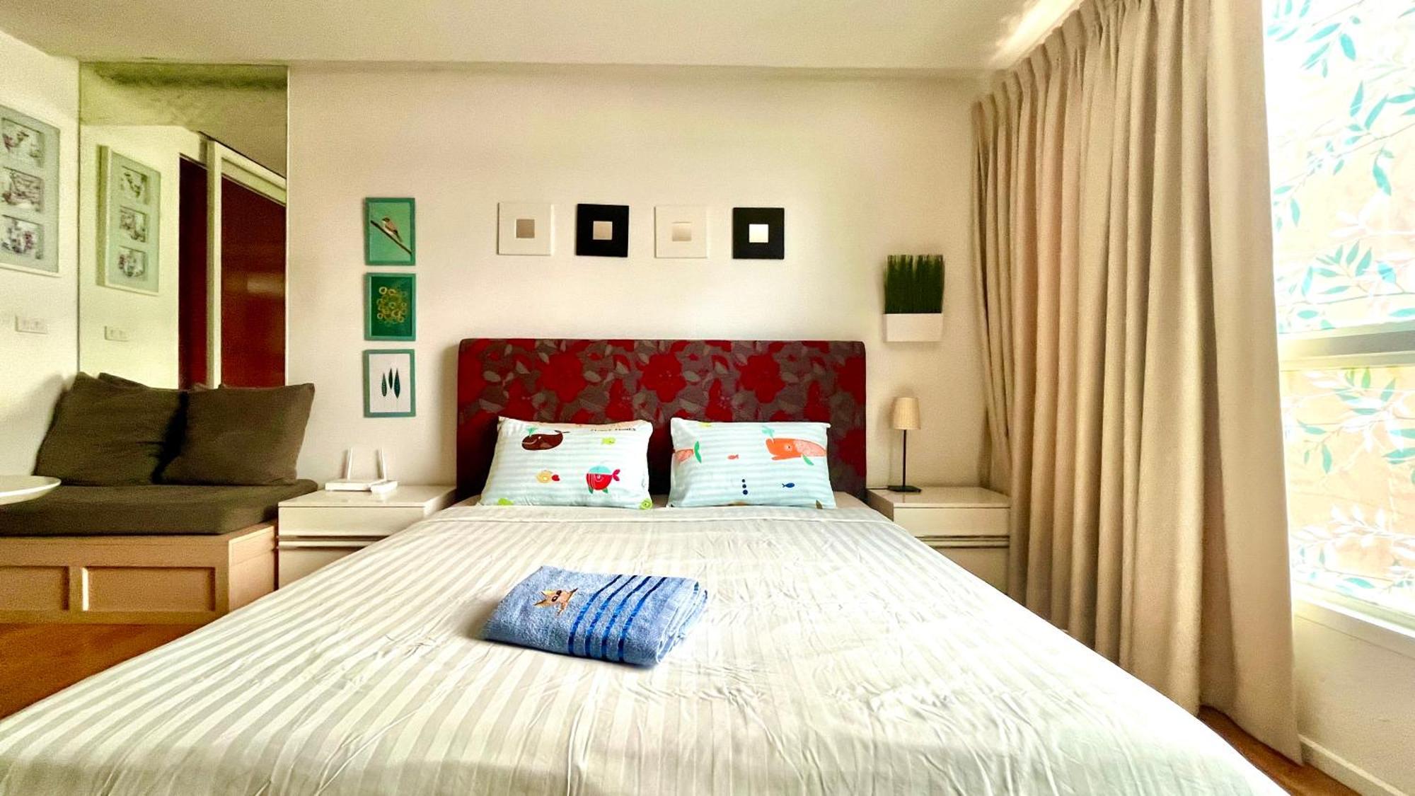 Cozy Studio Walk To Bts Free Wi-Fi Great Location Μπανγκόκ Εξωτερικό φωτογραφία